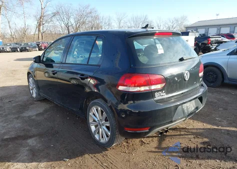 2012 Volkswagen Golf Tdi 4-Door z USA, uszkodzony, nr VIN WVWDM7AJ9CW273171